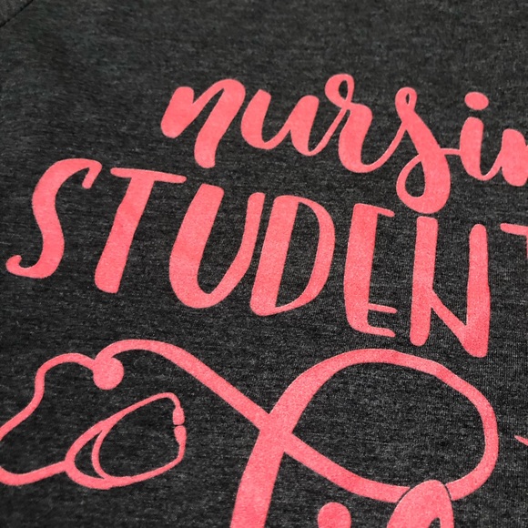 NURSING STUDENT LIFE T-Shirt Medium M School - Picture 2 of 4